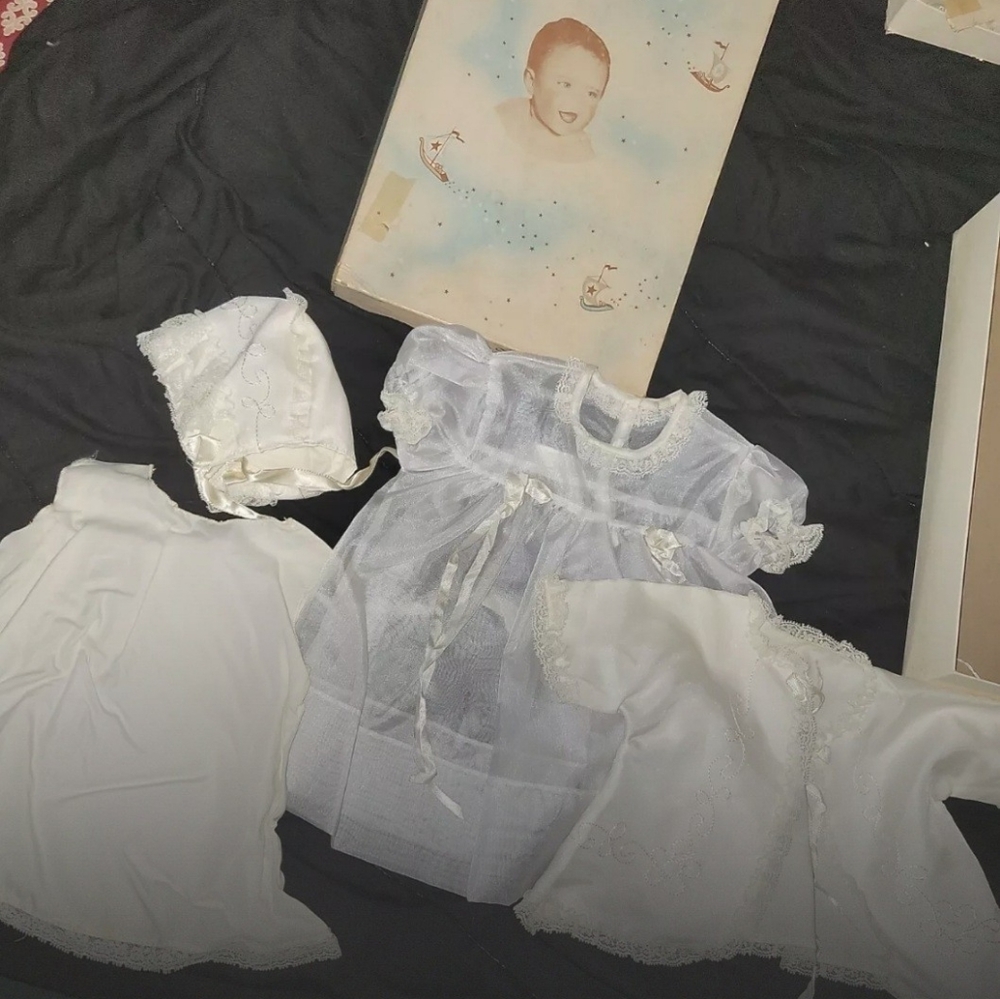 Vintage Little Folks Girl's Christening Set